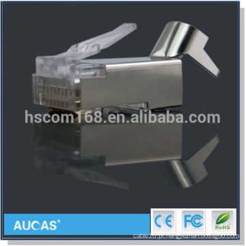 FTP cat7 rj45 conector 8P8C cabo de rede modular plug grossista preço